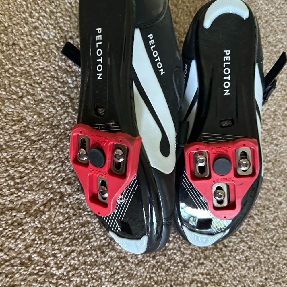 Peloton Black and White Athletic Shoes